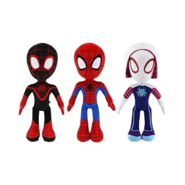 Imagem de Brinquedos De Pelúcia 30CM Avengers Spiderman Gwen Peter, Bonecos Maci