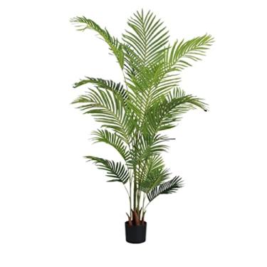 Imagem de SLGGPJBU Plantas falsas planta artificial planta falsa árvore artificial em vaso de berçário de plástico para escritório sala de estar decoração de casa árvore falsa plantas artificiais interior ao ar