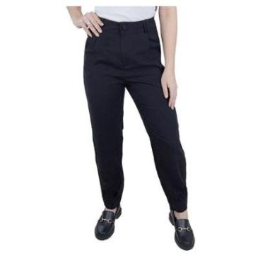 Imagem de Calça Feminina Autenticada Alfaiataria Preta - 7815-Feminino