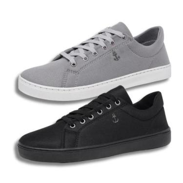 Imagem de Kit 2 Tênis Masculino Casual Resistente Estiloso Confortável - Bless A
