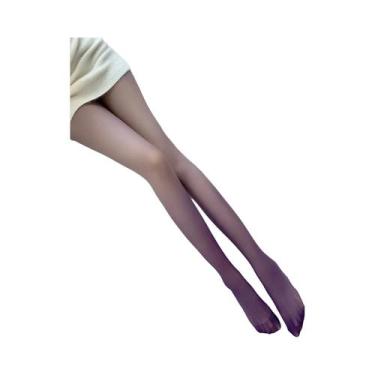 Imagem de Meia-calça Feminina Sexy Com Degradê, Fina, Transparente, Estilo Lolit