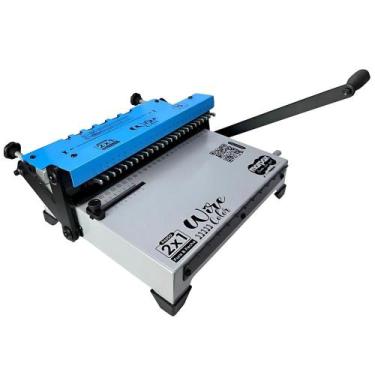 Imagem de Encadernadora Wire Color Azul Conjugada 2x1 15fls Marpax