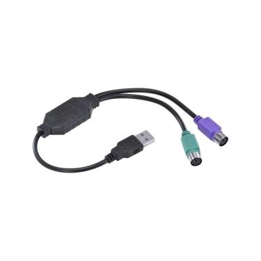 Imagem de Cabo Adaptador Ps2 Fêmea X Usb Macho 30 Cm - Usbps-2
