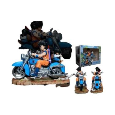 Imagem de Boneco Pai-Filho Saiyan De Dragon Ball De 16cm, Figurinha Wukong Goku 