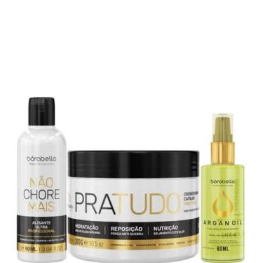 Imagem de Borabella Não Chore 90ml + Pratudo 300g + Óleo Argan 60ml