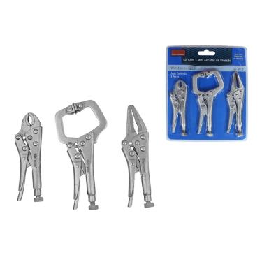 Imagem de Alicate De Pressão Jogo 3 Peças Western