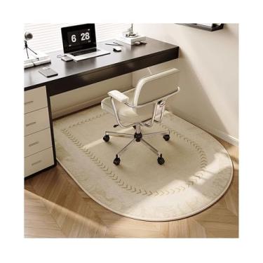 Imagem de Tapete para cadeira de escritório - suporte antiderrapante, fácil de limpar, à prova de som - projetado para pisos de madeira, azulejo e carpete - Tapetes deslizantes para movimento e proteção sem