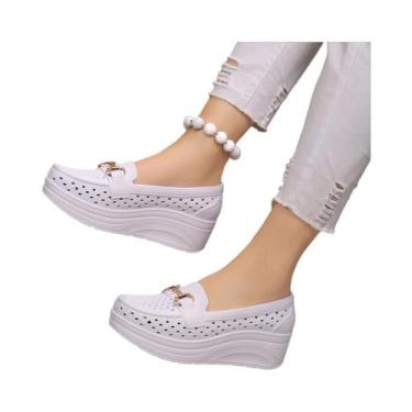 Imagem de Sapatos De Trabalho E Esportivos Femininos De Verão E Primavera, Respi