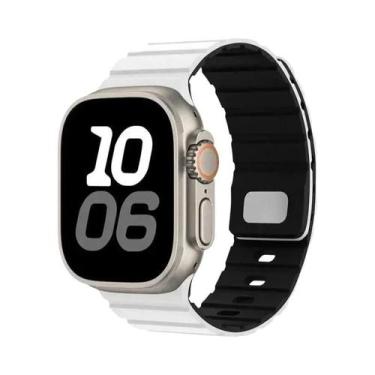 Imagem de Pulseira Magnética De Silicone 46mm 45mm 44mm 41mm 42mm 40mm Para Appl