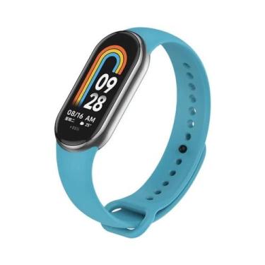 Imagem de Pulseira De Silicone Xiaomi Mi Band 10 9 8 NFC Esportiva De Borracha A