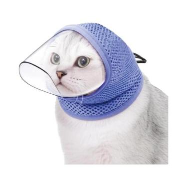 Imagem de Máscara Respirável Anti-Lambedura E Anti-Arranhões Para Gatos - Acessó