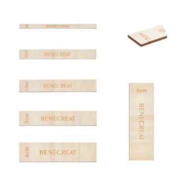 Imagem de Prensa De Livros Portátil De Madeira Para Encadernação Doméstica E Esc