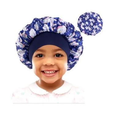 Imagem de Touca De Cetim Ajustável Para Bebês E Crianças, Boné Sedoso Para Cabel