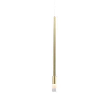Imagem de Lustre Pendente Nordecor Nima 2679 Dourado Fosco Led Bivolt Dourado Fosco 2679