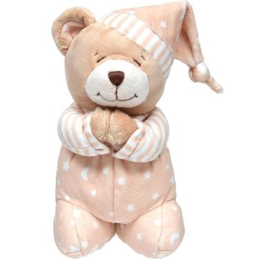 Imagem de Pelicia Infantil Ursinho Quer Reza Bege Buba