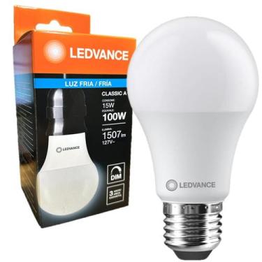 Imagem de Lampada Led Bulbo 15W Dimerizavel Branca Fria 6500K 127V - Ledvance