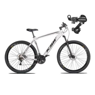 Imagem de Bicicleta aro 29 KSW XLT 24 Marcha Shimano Freio Hidráulico, Branco, P