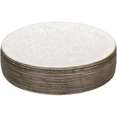 Imagem de Kit 4 Peças Banheiro Lavabo Porta Sabonete Liquido Home&Co Cerâmica Cinza