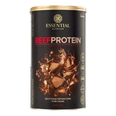 Imagem de Beef Protein Lata 480g/15ds Essential Sem Sabor - Essential Nutrition