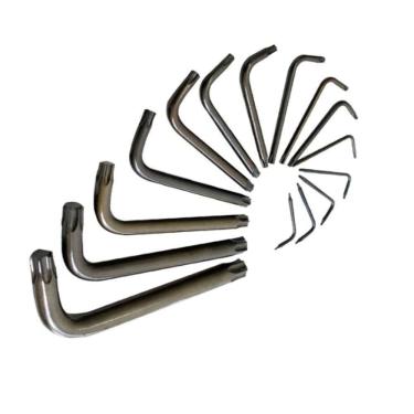 Imagem de Jogo Chaves Torx Tipo L Hexagonais 15 Peças T6 A T60 Gedore