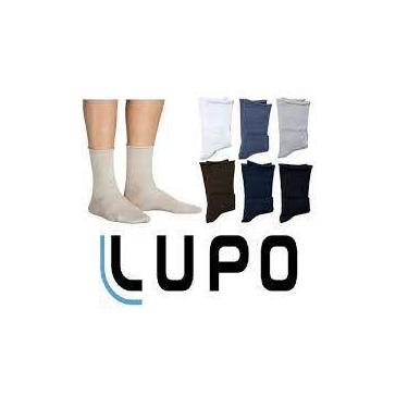 Imagem de Kit 2 pares de meias lupo sem punho diabeticos algodão 1275, Marrom, M