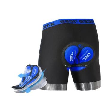 Imagem de Shorts De Ciclismo Masculinos Com Almofada 5D E Antiderrapante Para Es