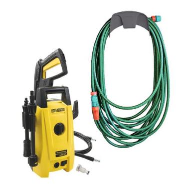 Imagem de Lavadora Lava Jato Alta Pressão 1200w 127v + Mangueira Verde Pvc 20m C