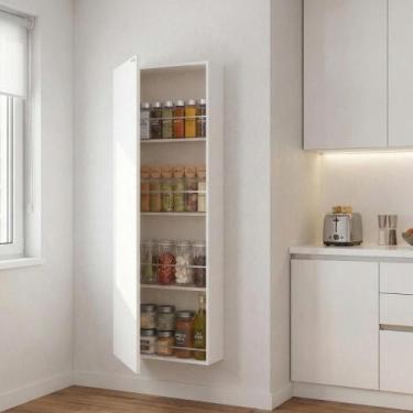 Imagem de Armário Organizador Utilitário 1 Porta Branco Carraro