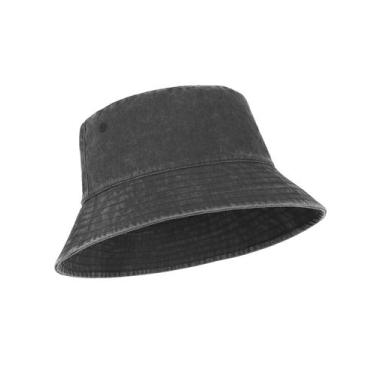 Imagem de Chapéu Zylioo XXL, balde de algodão lavado, chapéu de sol, tamanho gra