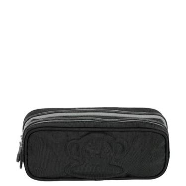 Imagem de Estojo 2 Compartimentos Paul Frank Classics - Cinza Chumbo - Sestini, 