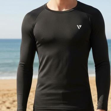 Imagem de Camisa Térmica Manga Longa Voker Segunda Pele Proteção Solar UV 50 Tec