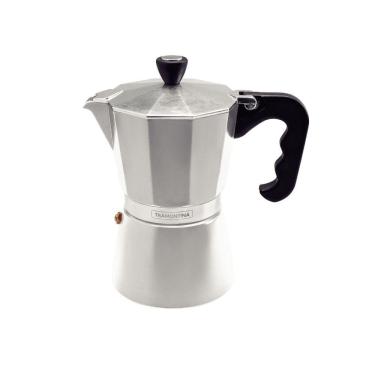 Imagem de Cafeteira Expresso Italiana Tramontina Em Alumínio Com Cabo Em Nylon 320 Ml