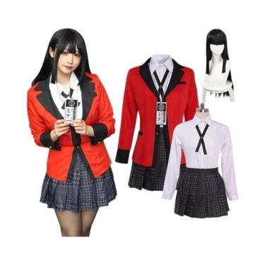 Imagem de Fantasia De Cosplay Anime Kakegurui Jabami Yumeko, Uniforme Escolar Ja