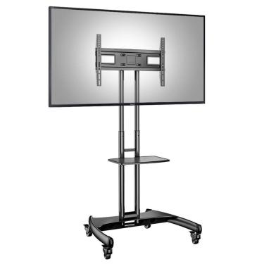 Imagem de Pedestal para TV de 32 a 75 Suporte Videoconferência com rodízios AVA1500-60-1P NB