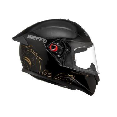Imagem de Capacete Bieffe B12 Imperium, Preto com Dourado, 58
