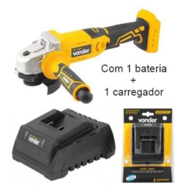 Imagem de Esmerilhadeira 4.1/2 c/ 1 bateria 4.0Ah 18V IEV 1808 VONDER