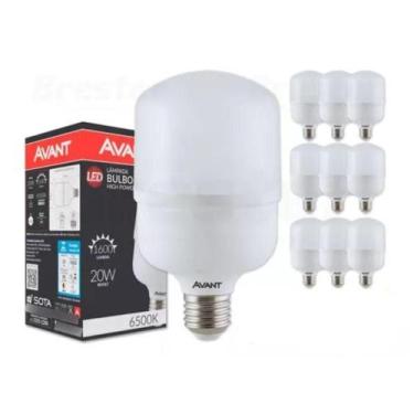 Imagem de Lampada Bulbo Led HP 20W Branca Avant 10 Unidades