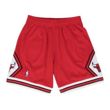 Imagem de Short Mitchell & Ness Swingman Chicago Bulls Road 1997-98 Masculino-Masculino