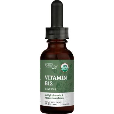 Imagem de Suplemento Earth Harmony Naturals Vitamina B12 2500mcg 30mL-Unissex