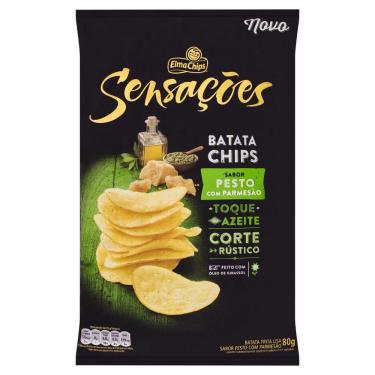 Imagem de Batata Frita Sensações Pesto com Parmesão Elma Chips 80g