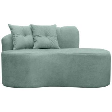 Imagem de Sofá Orgânico Plaza 2 Lugares 145cm Bouclê - SOFA STORE, Bouclê Verde 