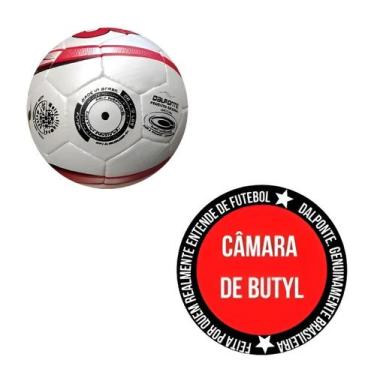 Imagem de Bola futsal salão quadra costurada a mão 32g dalponte 81 star microfib