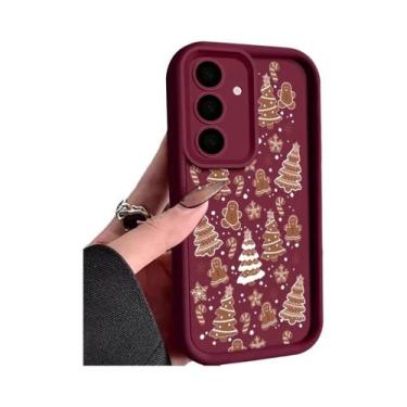 Imagem de Capa De Natal Com Árvores De Natal Para Samsung Galaxy S25 Edge S24 S2