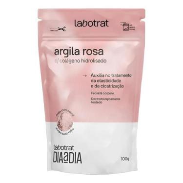 Imagem de Argila Rosa em Pó Com Colageno Labotrat 100g