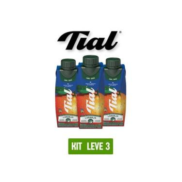 Imagem de Suco tial 100% laranja 250ml - kit com 3 unidades