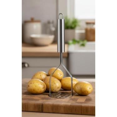 Imagem de Amassador Profissional Batata Purê Inox Legumes 27cm - Congratulations