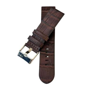 Imagem de Pulseira Relógio Couro Croco Prova Dágua Premium Grossa.LC91 - Marry M