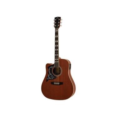 Imagem de Violao michael elétrico folk vmf420lh mahogany canhoto