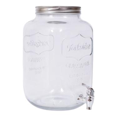 Imagem de Suqueira De Vidro Com Torneira de 8 Litros Transparente