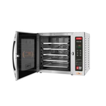Imagem de Forno Turbo Convector com Vapor Gpaniz Elétrico FCV35 Aço Inox 75L Digital Inox 220V